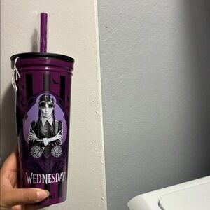 Zak Wednesday Addams Tumbler